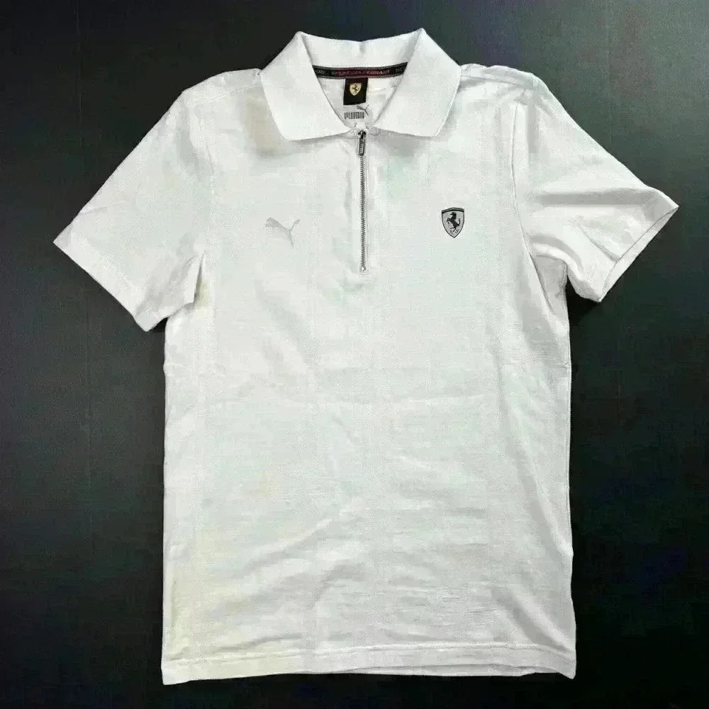 💰HUGE CLEARANCE SALE 💰 NWT Puma Scuderia Ferrari Mens Polo Jacquard Size Small